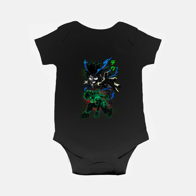 Izuku Deku Hero-baby basic onesie-RonStudio