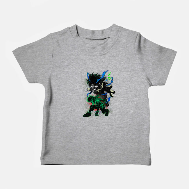 Izuku Deku Hero-baby basic tee-RonStudio