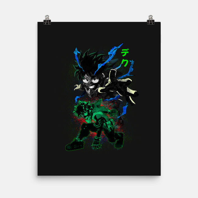 Izuku Deku Hero-none matte poster-RonStudio