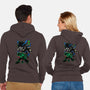 Izuku Deku Hero-unisex zip-up sweatshirt-RonStudio