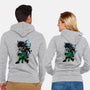 Izuku Deku Hero-unisex zip-up sweatshirt-RonStudio