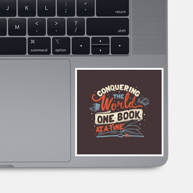 One Book At A Time-none glossy sticker-tobefonseca