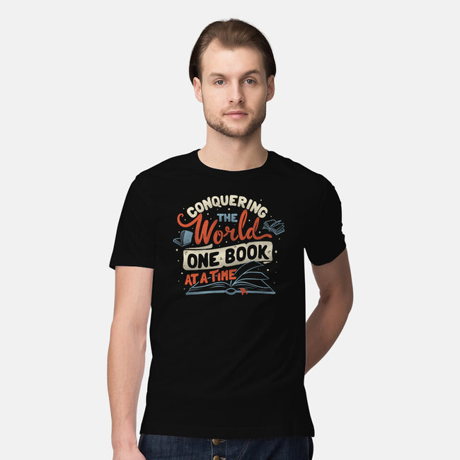 One Book At A Time-mens premium tee-tobefonseca