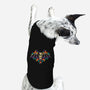 Flowered Bat Skeleton-dog basic pet tank-NemiMakeit