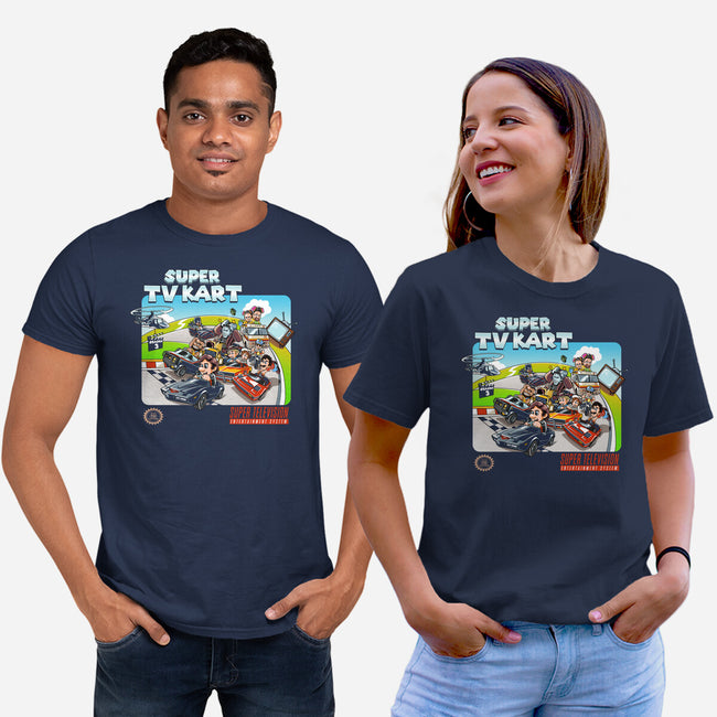 Super Tv Kart-unisex basic tee-goodidearyan