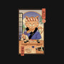 Sushi Cat In Edo-mens premium tee-vp021
