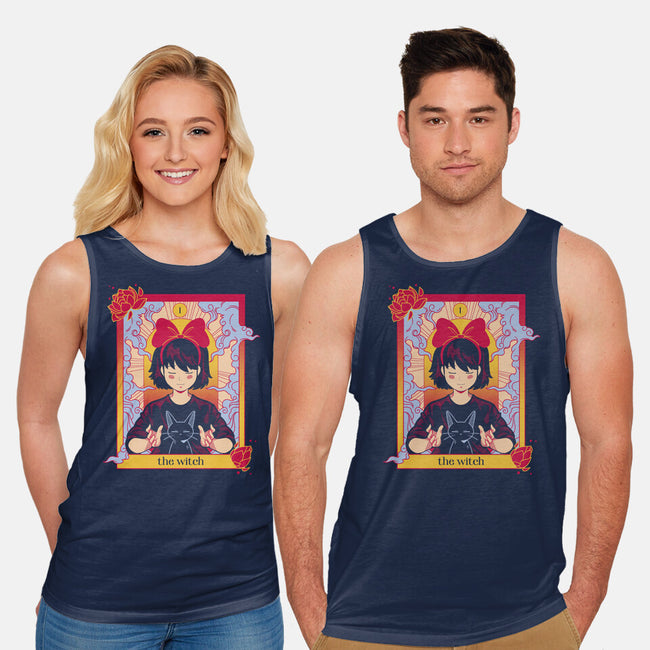 The Witch Tarot-unisex basic tank-yumie