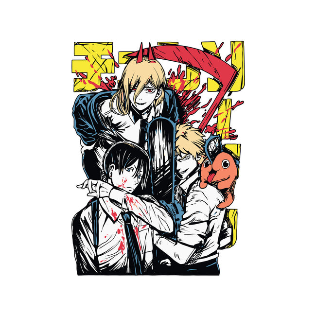Team Chainsaw-baby basic tee-rondes
