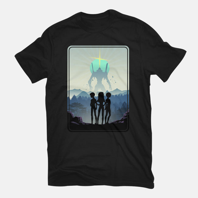 The Eva Mecha Team-mens basic tee-RonStudio