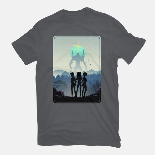 The Eva Mecha Team-womens basic tee-RonStudio