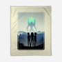 The Eva Mecha Team-none fleece blanket-RonStudio