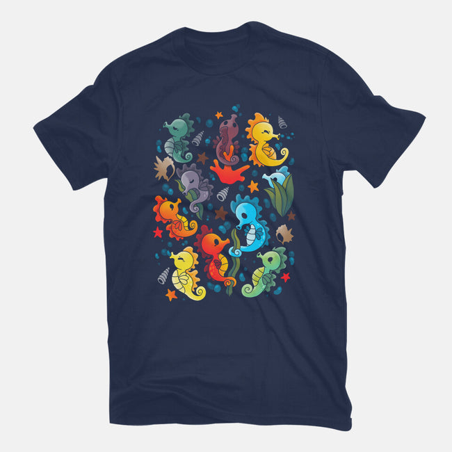 Seahorse-womens basic tee-Vallina84