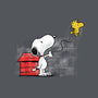Dog With Bird-unisex basic tee-zascanauta