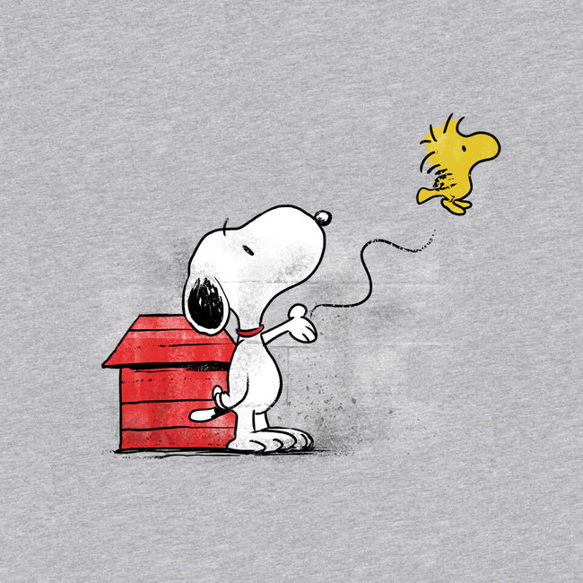 Dog With Bird-unisex pullover sweatshirt-zascanauta