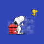 Dog With Bird-mens basic tee-zascanauta