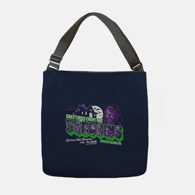 Greetings From The Shadows-none adjustable tote bag-goodidearyan