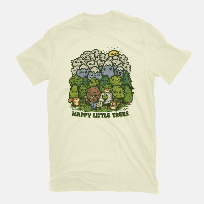 Happy Little Trees-mens premium tee-kg07