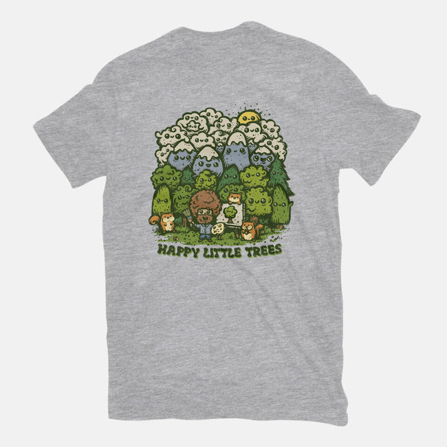 Happy Little Trees-mens premium tee-kg07