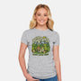 Happy Little Trees-womens fitted tee-kg07