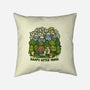 Happy Little Trees-none removable cover throw pillow-kg07