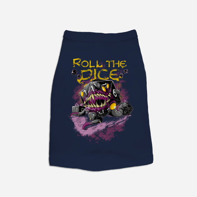 Rolling The Dice-cat basic pet tank-Guilherme magno de oliveira