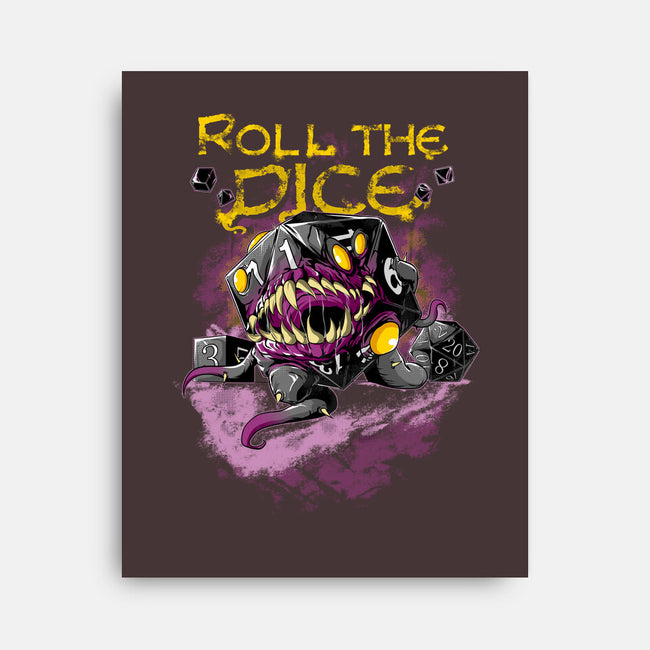 Rolling The Dice-none stretched canvas-Guilherme magno de oliveira