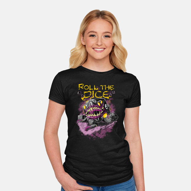 Rolling The Dice-womens fitted tee-Guilherme magno de oliveira