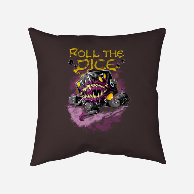 Rolling The Dice-none removable cover throw pillow-Guilherme magno de oliveira