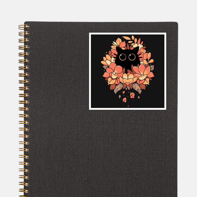 Feline Spy-none glossy sticker-Snouleaf
