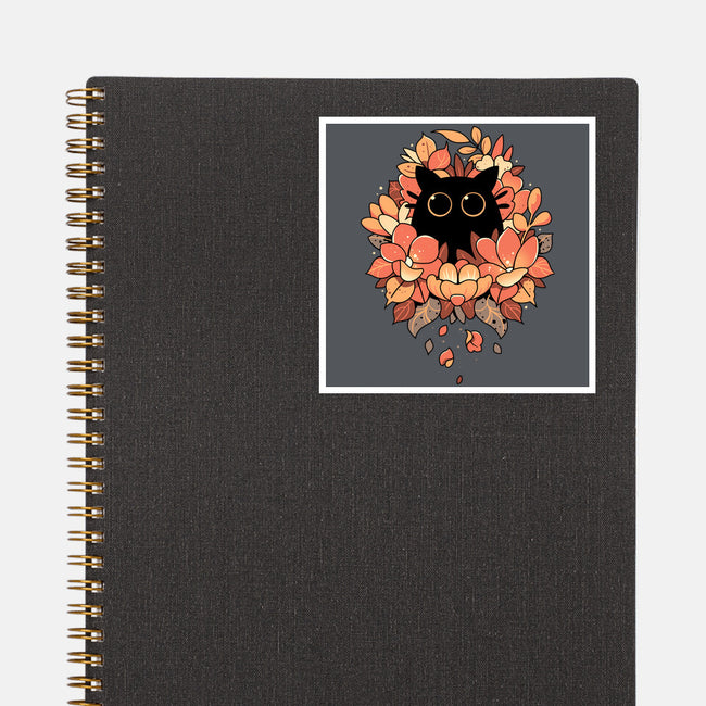 Feline Spy-none glossy sticker-Snouleaf