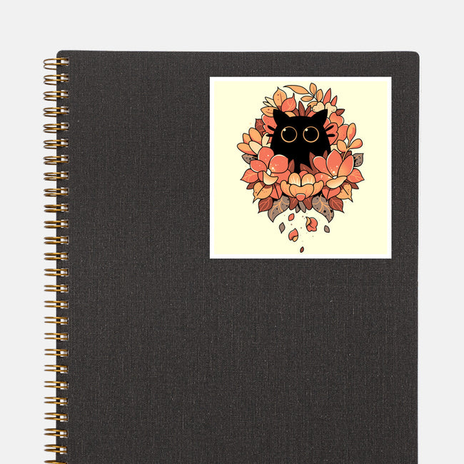Feline Spy-none glossy sticker-Snouleaf