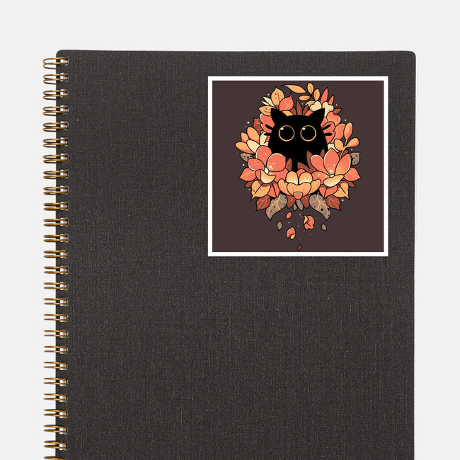 Feline Spy-none glossy sticker-Snouleaf