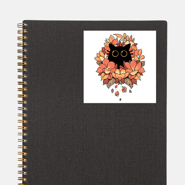 Feline Spy-none glossy sticker-Snouleaf