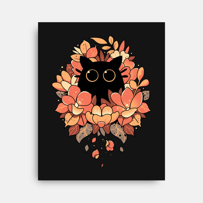 Feline Spy-none stretched canvas-Snouleaf