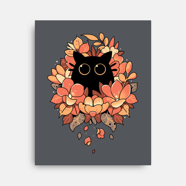 Feline Spy-none stretched canvas-Snouleaf