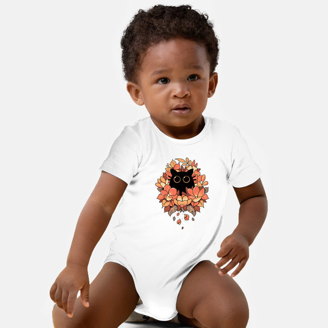 Feline Spy-baby basic onesie-Snouleaf