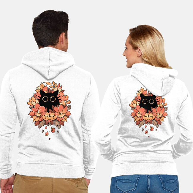 Feline Spy-unisex zip-up sweatshirt-Snouleaf