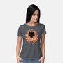 Feline Spy-womens basic tee-Snouleaf
