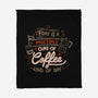 Multiple Cups Of Coffee-none fleece blanket-eduely