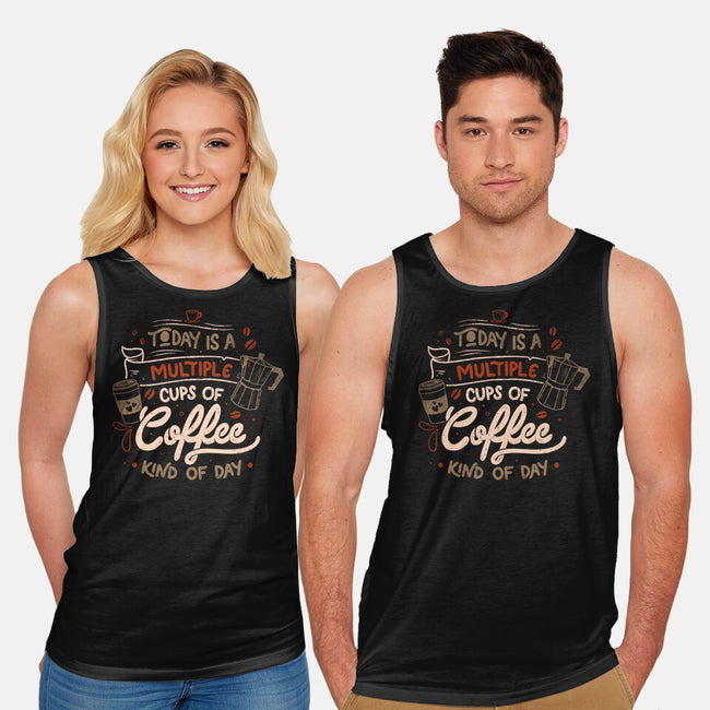 Multiple Cups Of Coffee-unisex basic tank-eduely