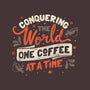 One Coffee At A Time-none stretched canvas-tobefonseca