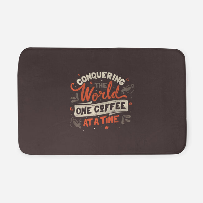 One Coffee At A Time-none memory foam bath mat-tobefonseca