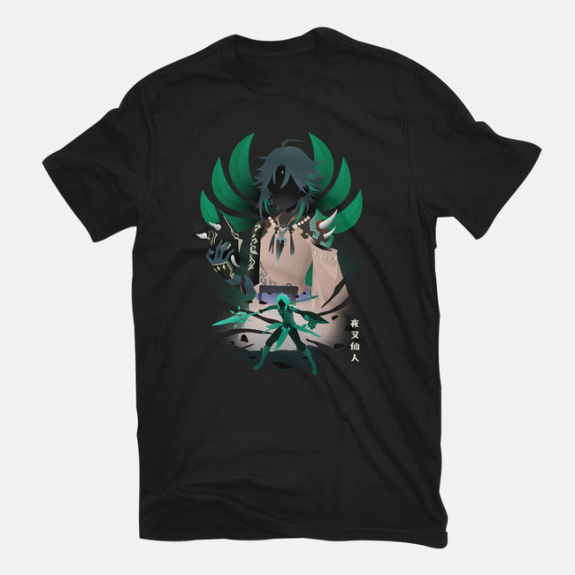 Mountain Demon-mens basic tee-RonStudio