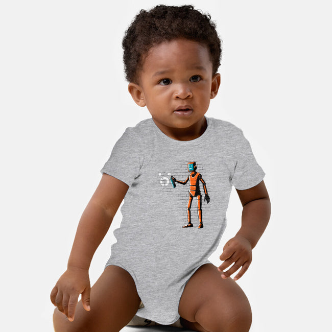 Outsider Graffiti-baby basic onesie-paulagarcia