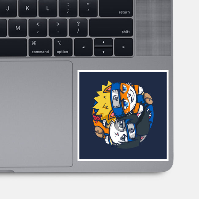 Meow-ruto-none glossy sticker-krisren28