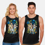 Crazy Space-unisex basic tank-Andriu