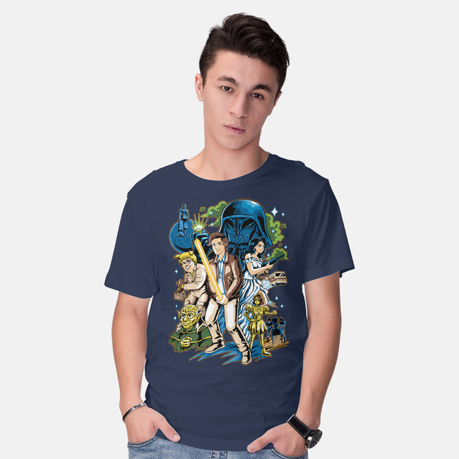Crazy Space-mens basic tee-Andriu