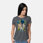 Crazy Space-womens basic tee-Andriu