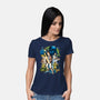 Crazy Space-womens basic tee-Andriu