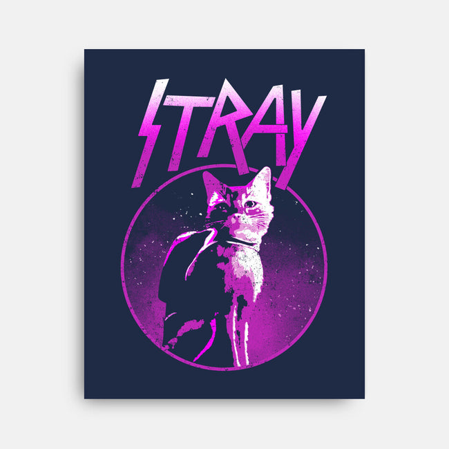 Neon Cat-none stretched canvas-retrodivision